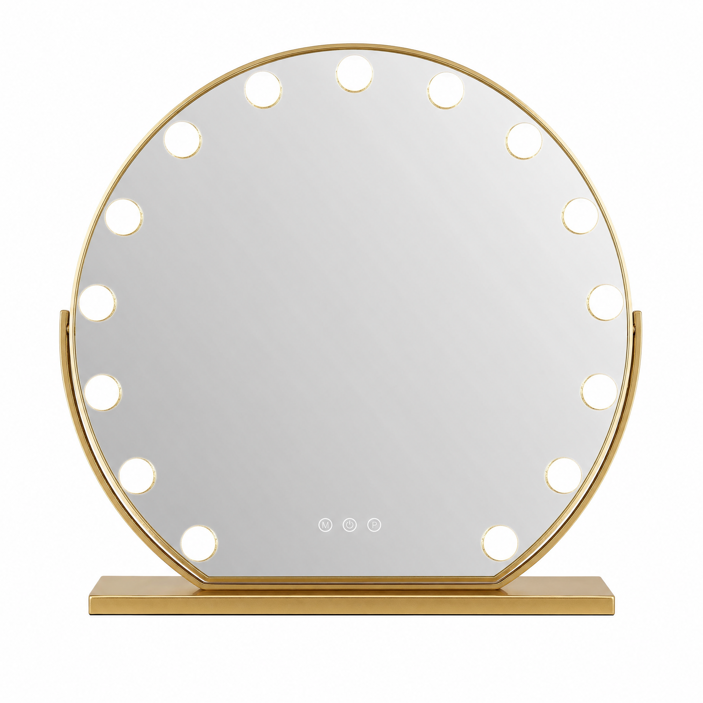 Hollywood Schminkspiegel Gold 40cm