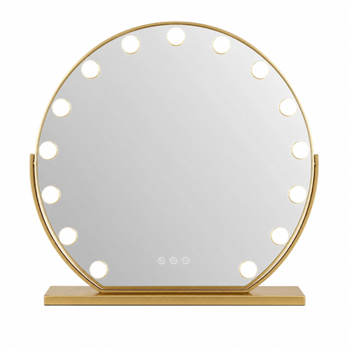 Hollywood Schminkspiegel Gold 40cm