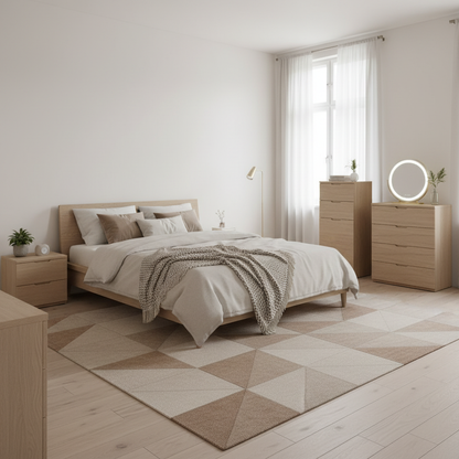 Schminkspiegel Gold Doppelrahmen - Lifestyle Schlafzimmer