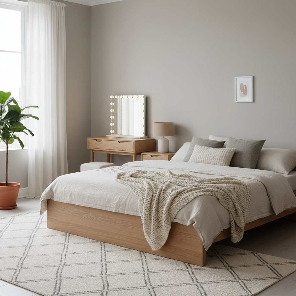 Hollywood Schminkspiegel Silber - Lifestyle Schlafzimmer
