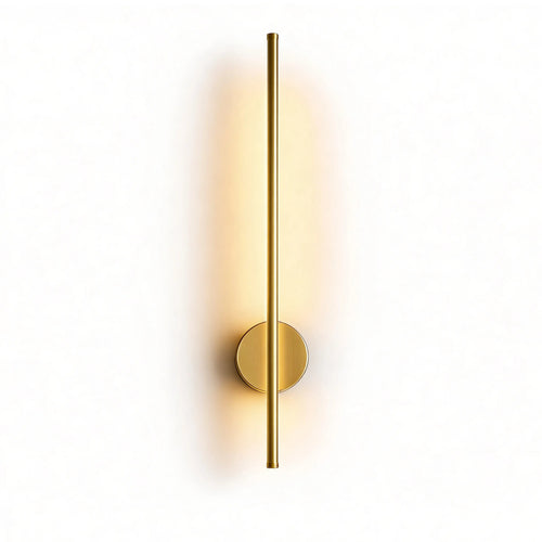 Wandleuchte Gold Stabform 50cm LED