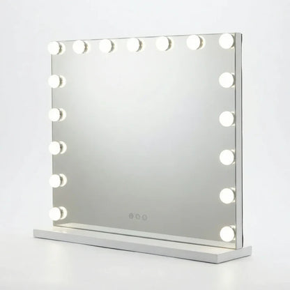 Hollywood Schminkspiegel Silber 50x42cm