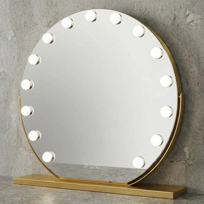 Hollywood Schminkspiegel Gold 40cm